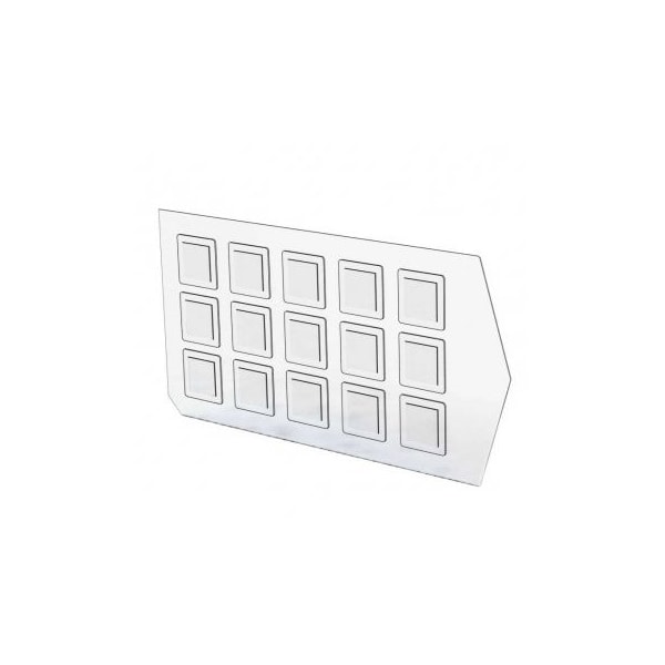 SecureSlip Glass Coverslips, 12x12mm, 75/pk, 75PK